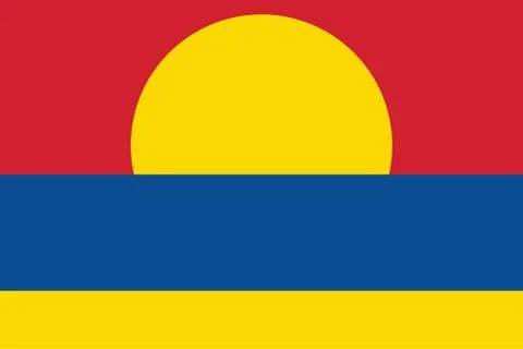 Vector Image of Palmyra Atoll Flag Stock Illustration