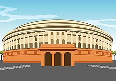 Vector image of Parliament. Ilustración de archivo