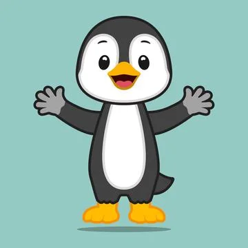 Vector image of a penguin Stock Illustration