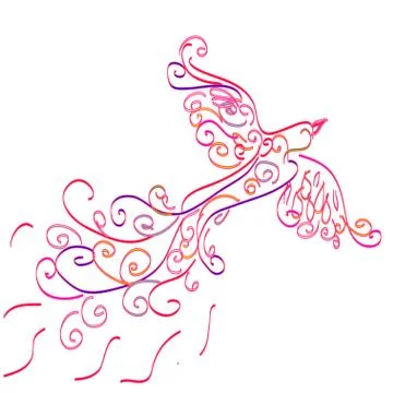 Vector image of Phoenix Stock Illustration