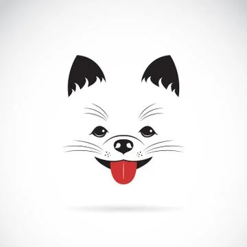 Vector image of an pomeranian dog Stock Illustration