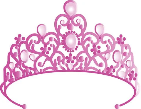 Vector image of a princess tiara for a little girl Stock Illustration