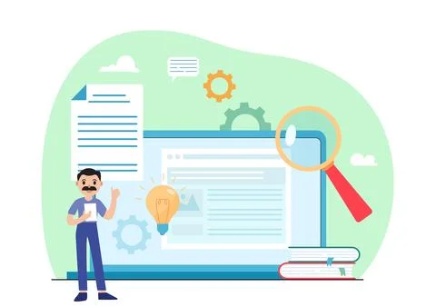 Vector Image Of Quality Software Engineer Stock Illustration