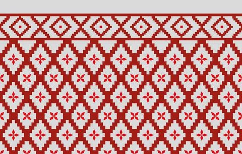 Vector image of a red tone geometric pattern 스톡 일러스트