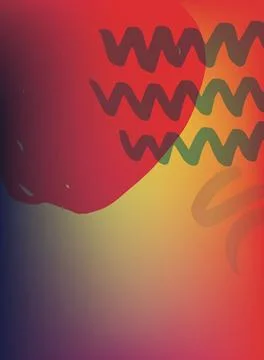 Vector image of scribbling Foto stock