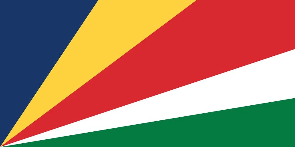 Vector Image of Seychelles Flag Stock Illustration