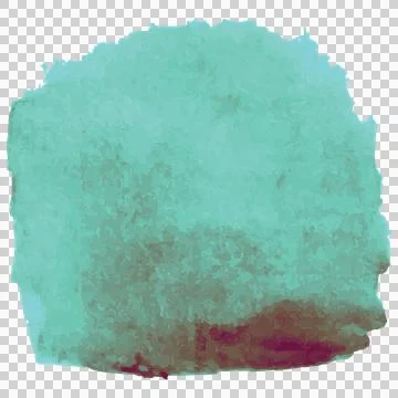 Vector image of smudged turquoise paint イラスト素材