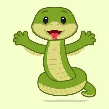Vector image of a snake Stock Illustration