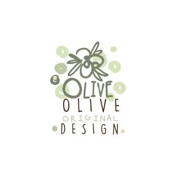 Vector Image Of Some Olives Hand Drawn With Leaves vector illustration Stock Illustration