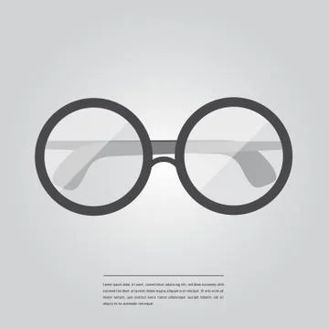 Vector image of spectacles Stock Illustration