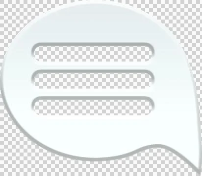 Vector image of speech bubble with striped pattern Stock Photos