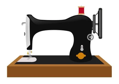 Vector image of Stitching Machine Stock Illustration