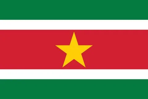 Vector Image of Suriname Flag Stock Illustration