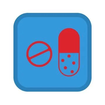 Vector image of tablets. Stock Illustration