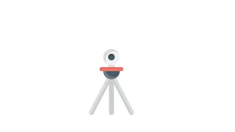 Vector image of a telescope with a price tag of 1 credit, equivalent to $1 US Stock Footage 332453721