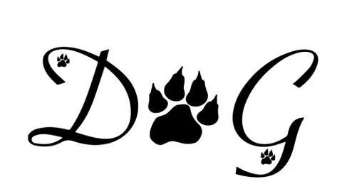 Vector image of text. Stock Illustration