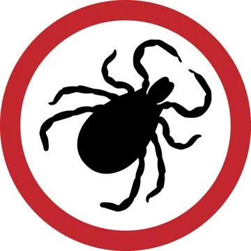 Vector image of a tick in a red circle. tick sign Stock Illustration
