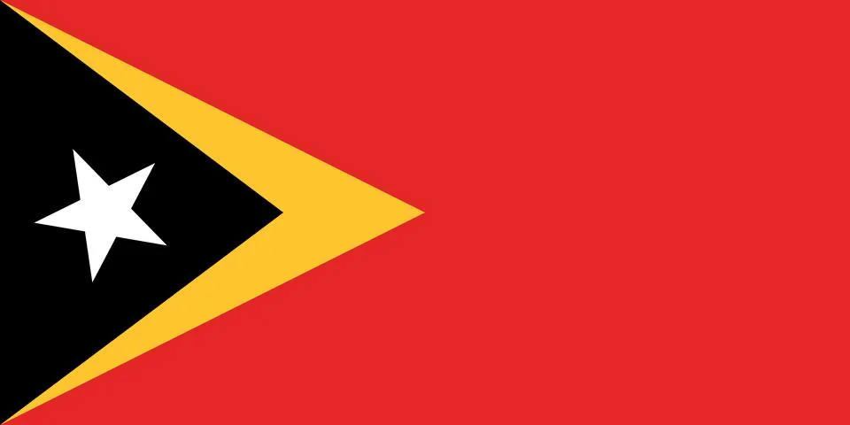 Vector Image of Timor Leste Flag Stock Illustration