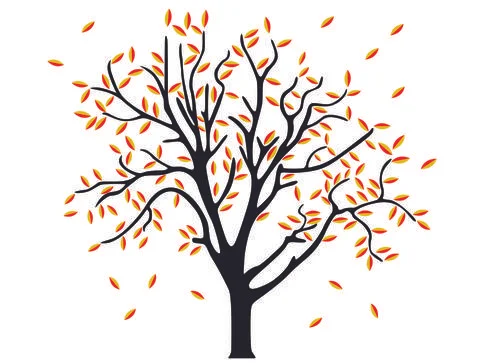 Vector image of a tree Stock Illustration