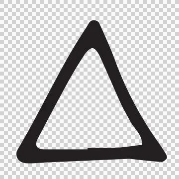 Vector image of triangle shape Stockillustratie