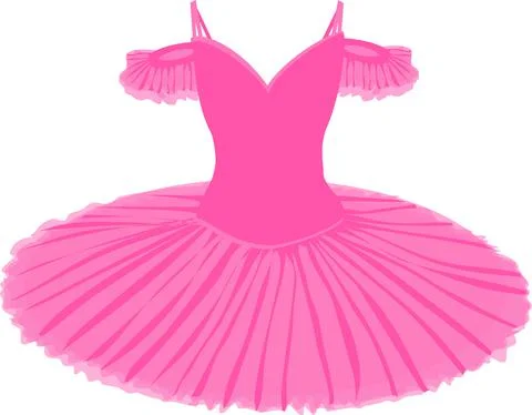 Vector image of a tutu in pink Stock Illustration