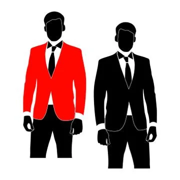Vector image of unknown man shadow silhouette Stock Illustration