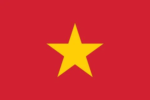 Vector Image of Vietnam Flag Stock Illustration