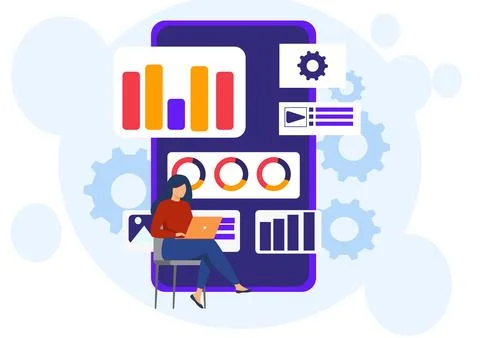 Vector Image Of Web Designer Stock-Illustration