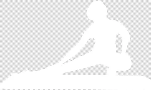 Vector image of woman doing exercise Stock Photos