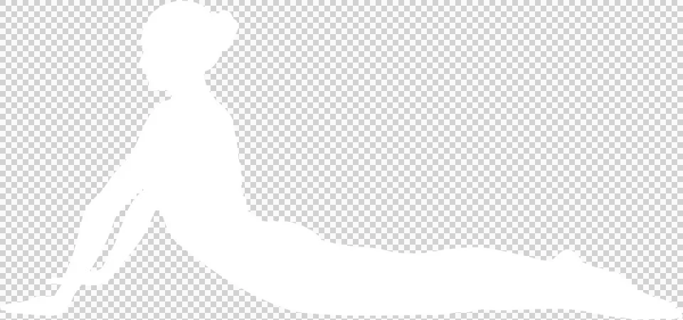 Vector image of woman doing yoga Stock Photos