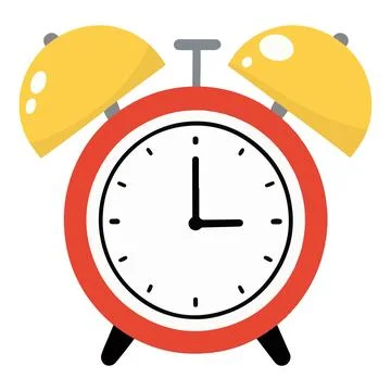 Vector images of Clock isolated Stock Illustration