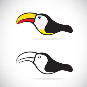 Vector images of hornbills Stock Illustration