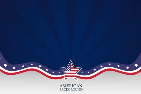 Vector independence day 4th of July patriotic background Stock Illustration