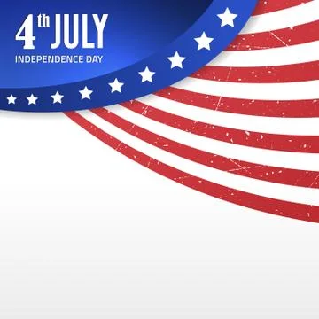 Vector independence day poster Stock-Illustration