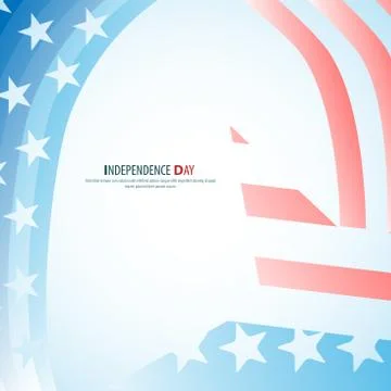 Vector independence day star, poster - retro vintage version Stock-Illustration