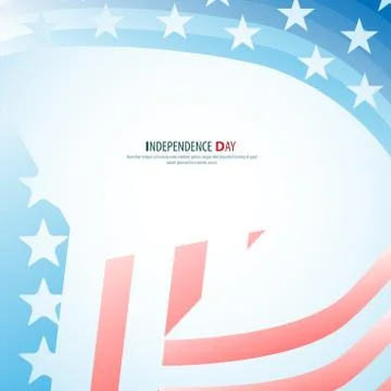 Vector independence day star, poster - retro vintage version イラスト素材
