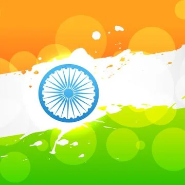 Vector india flag Stock Illustration