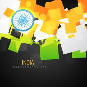 Vector indian flag Stock Illustration