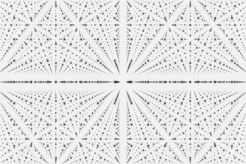 Vector infinity data matrix visualization. Grayscale big data structure with  Stockillustratie