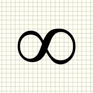 Vector infinity sign Stock Illustration