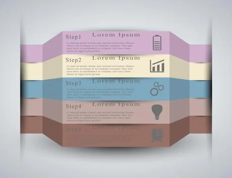 The vector info graphic with different symbols Stock Illustration