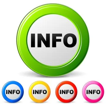 Vector info icons Stock Illustration