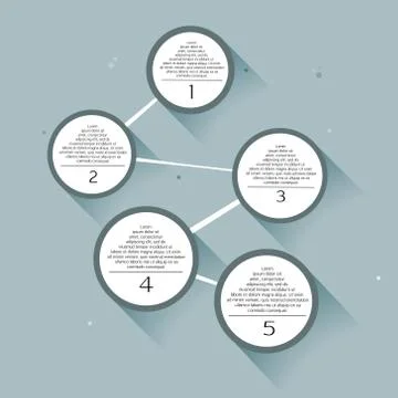Vector infographic background Stock Illustration