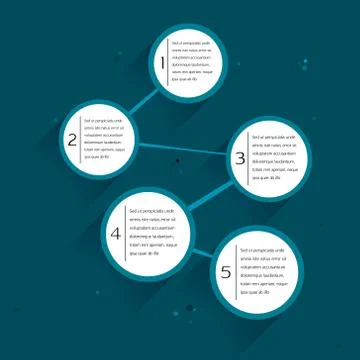 Vector infographic background Stock Illustration