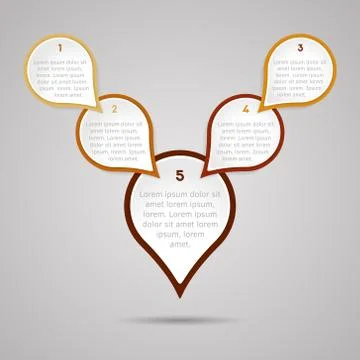 Vector infographic background Stock Illustration