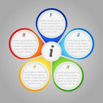 Vector infographic background Stock Illustration