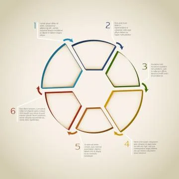 Vector infographic background Stock Illustration