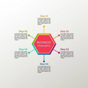 Vector infographic. Business diagrams, presentations and charts. Background. Stock Illustration