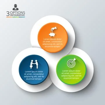 Vector infographic design template. Stock Illustration