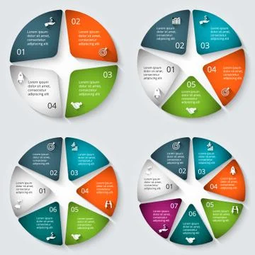 Vector infographic design template. Stock Illustration